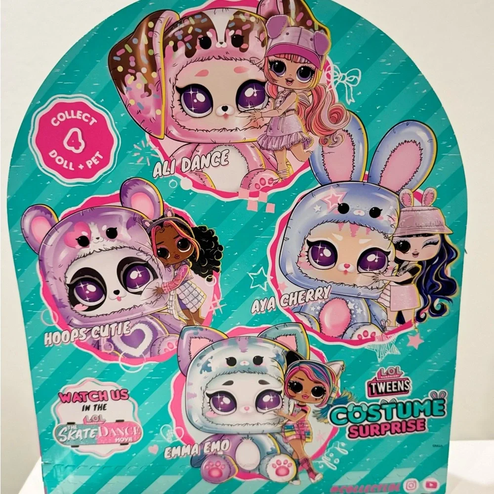 L.O.L. Surprise Tweens Costume Surprise Featuring Ali Dance. NEW